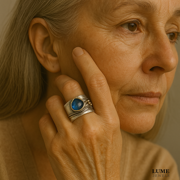 Bohemian Gemstone Meditation Ring